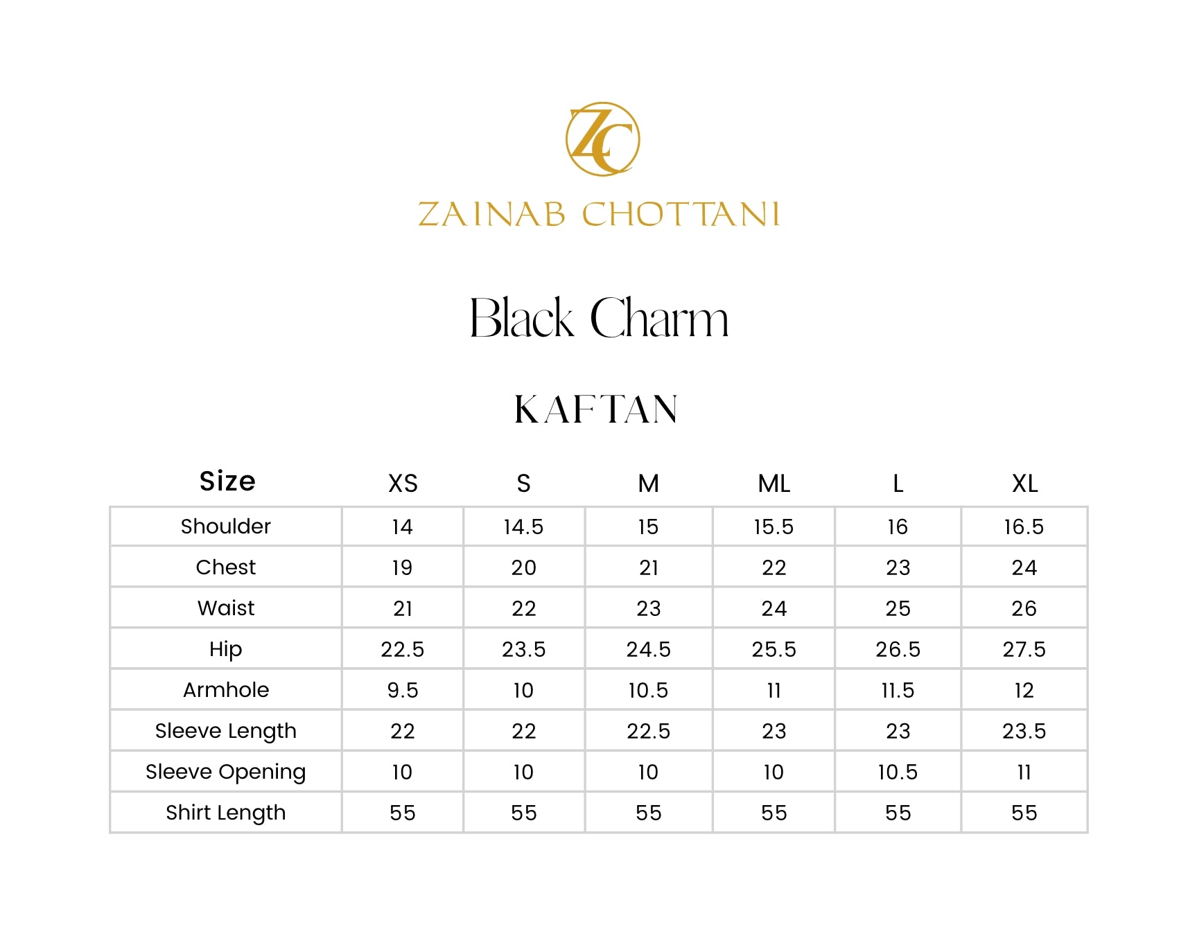 Summer Edition '26 - Black Charm Kaftan